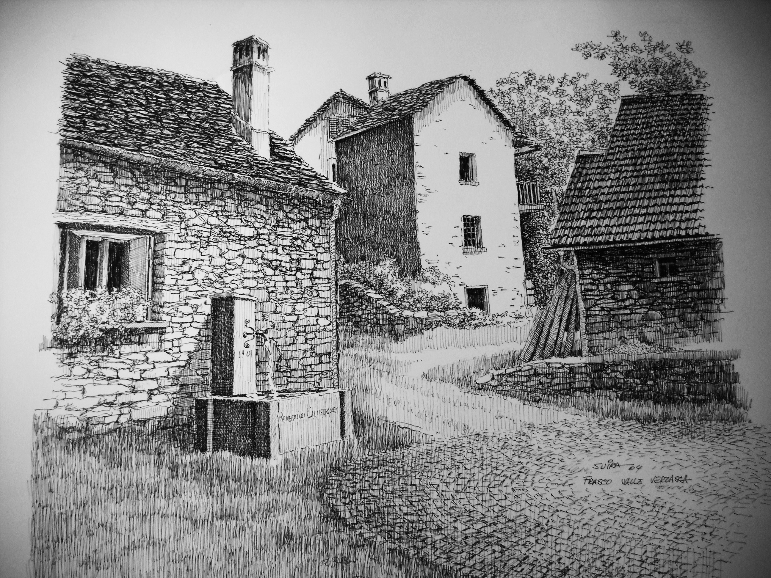111. 2004. china. frasco. v.verzasca. 50x40